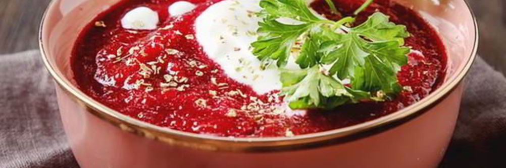 Борщ с яблоком