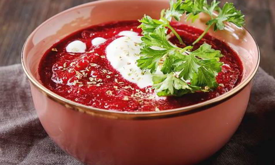 Рецепт борща с яблоком