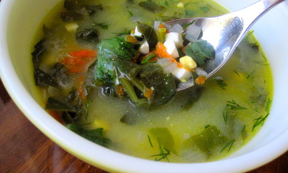 Рецепт борща со щавелем