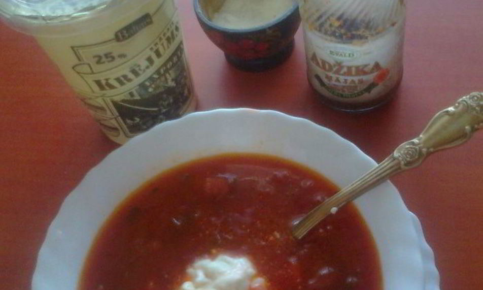 Рецепт борщецка