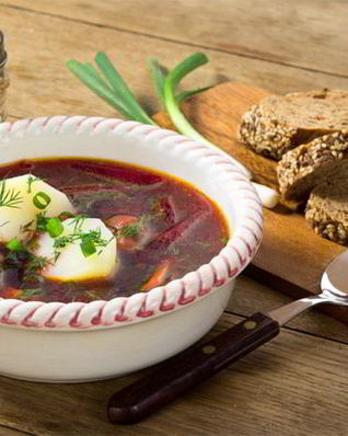 Грибной борщ