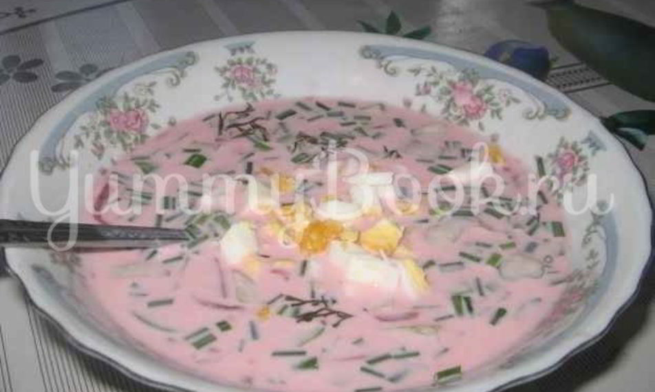 Рецепт холодного борща saltibarsciai