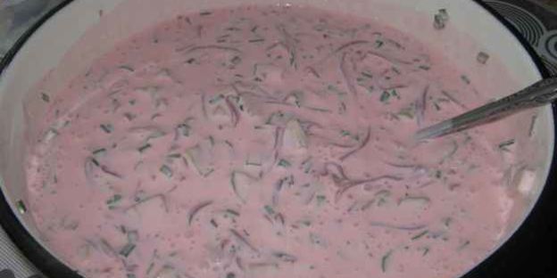 холодный борщ saltibarsciai