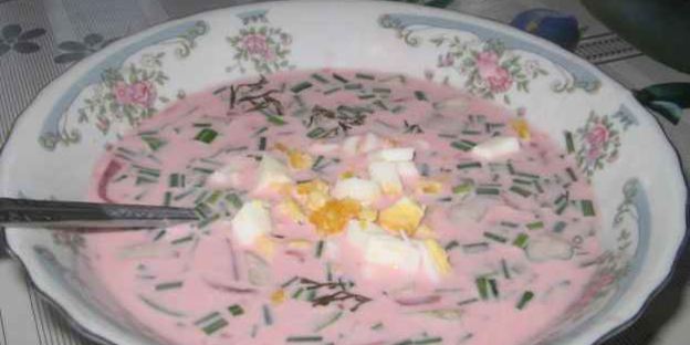 холодный борщ saltibarsciai