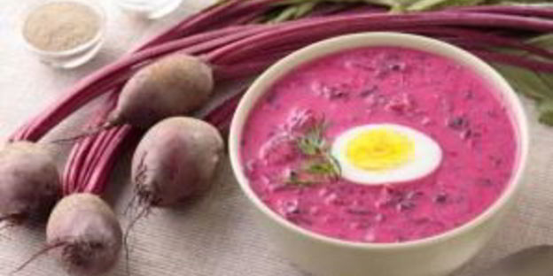 холодный борщ со свеклой