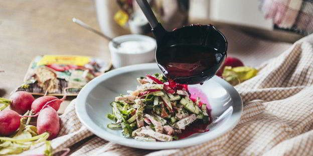 холодный борщ