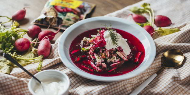 холодный борщ