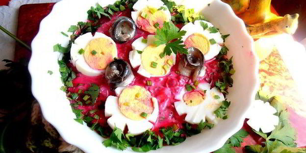 норвежский борщ с килькой