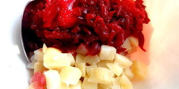 норвежский борщ с килькой