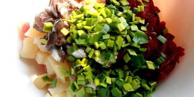 норвежский борщ с килькой