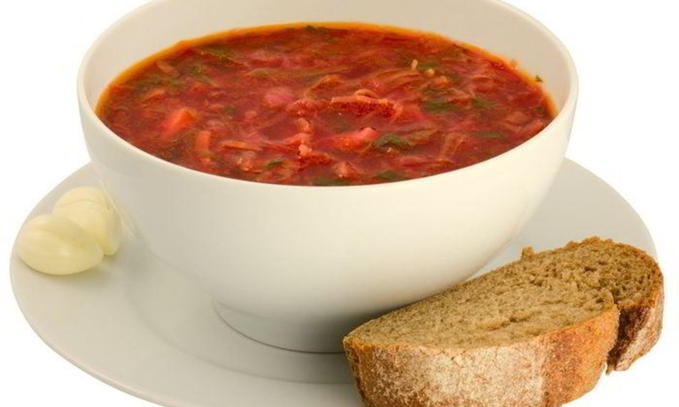 Рецепт постного борща с килькой