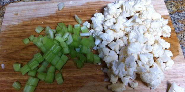 постный борщ с цветной капустой