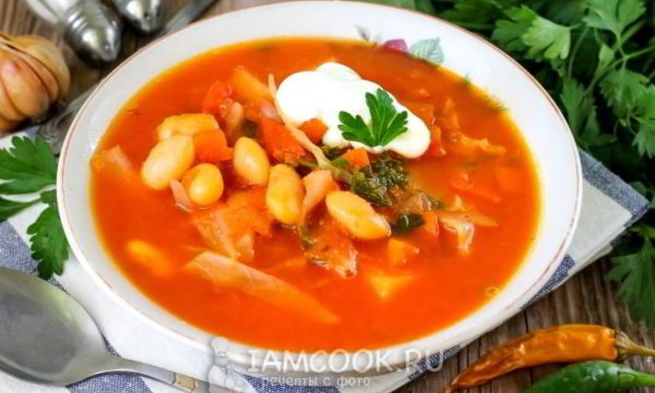 Рецепт постного борща в мультиварке