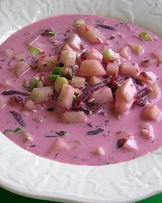 Шалтибарщай — холодный литовский борщ