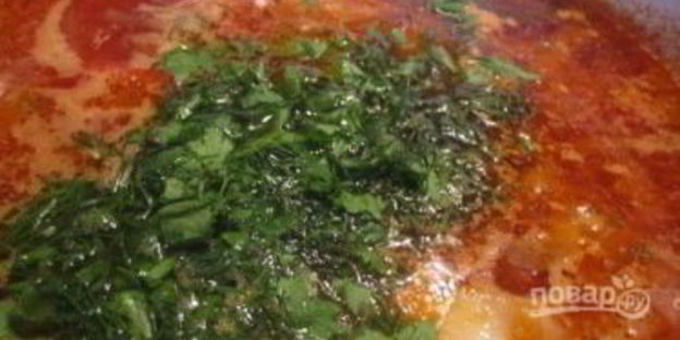 украинский борщ с пампушками