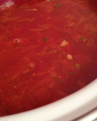 Украинский борщ в мультиварке