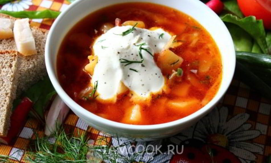 Рецепт украинского борща