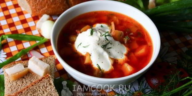 украинский борщ