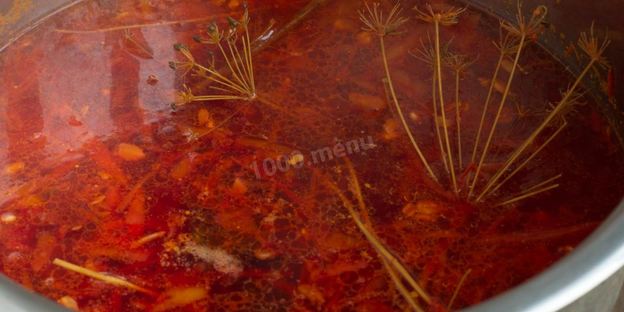 вегетарианский борщ