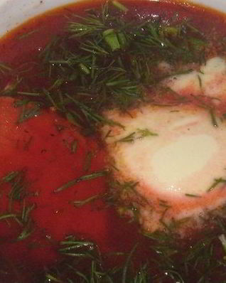 Вкусный борщ со свининой