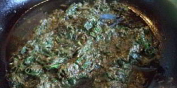 зеленый борщ без мяса