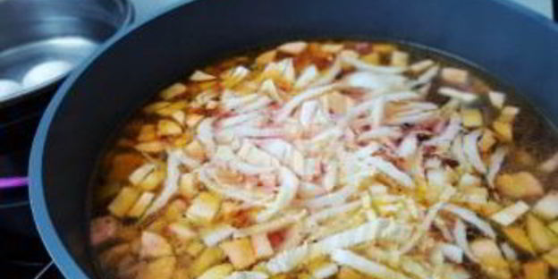 зеленый борщ без щавеля