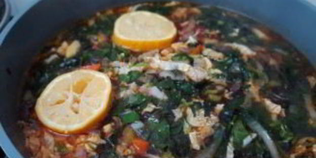 зеленый борщ без щавеля