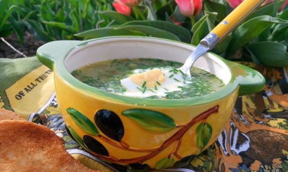 Рецепт зеленого борща ны нового лада