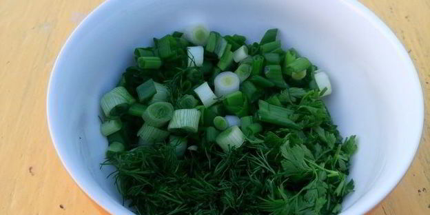 зеленый борщ на новый лад