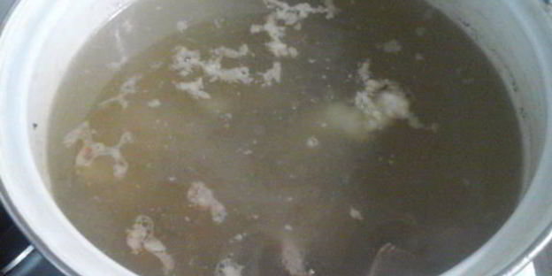 зеленый борщ по-деревенски