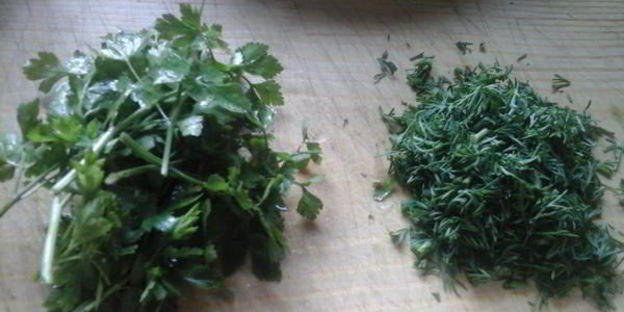 зеленый борщ по-деревенски