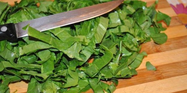 зеленый борщ по-украински