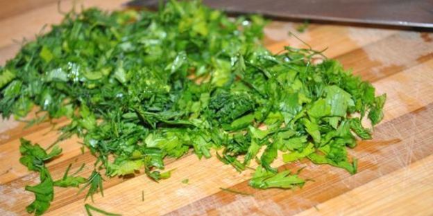 зеленый борщ по-украински