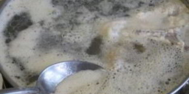 зеленый борщ со щавелем