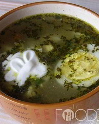 Зеленый борщ в мультиварке