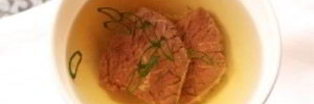 Бульон из говядины на кости