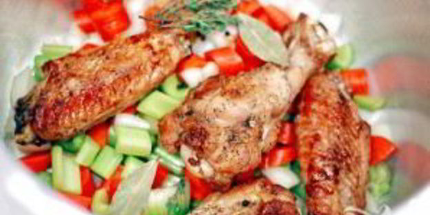 бульон из индейки с овощами