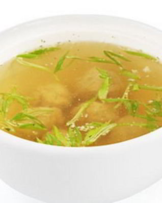 Бульон с фрикадельками из куриного филе