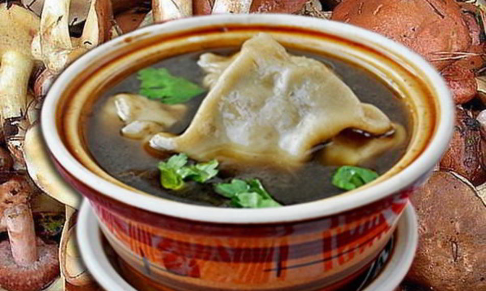 Рецепт бульона с грибными ушками