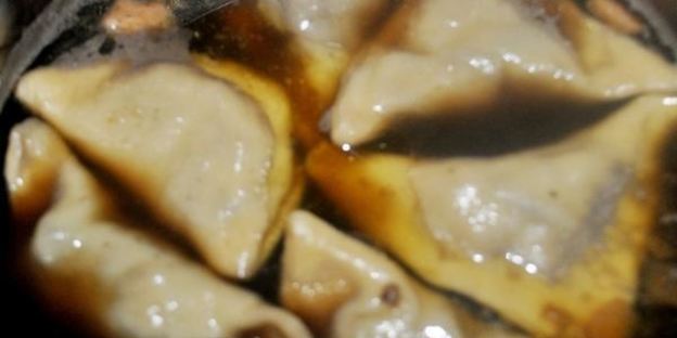 бульон с грибными ушками