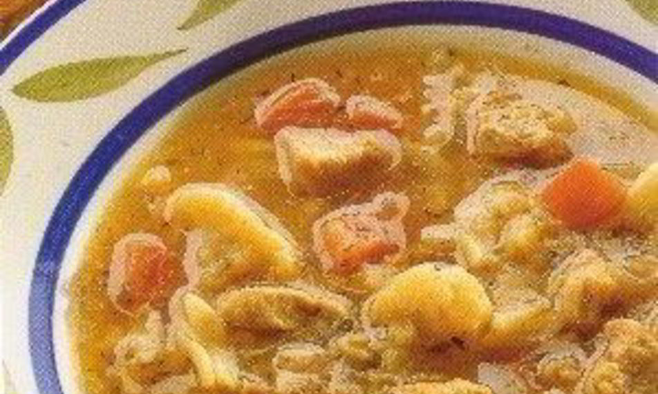 Рецепт бульона с курицей и макаронами