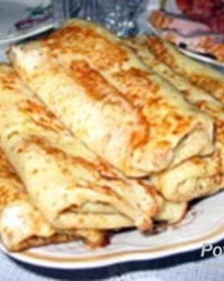 Бульон с налистниками