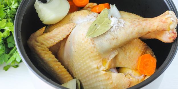 бульон с яйцом