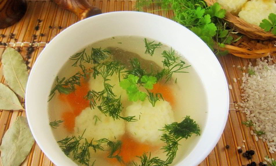 Рецепт бульона с запеченным рисом