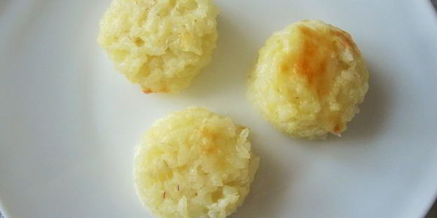 бульон с запеченным рисом