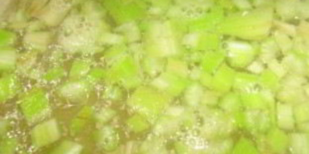 фасолевый суп на курином бульоне