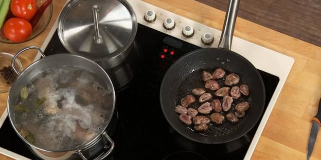 гречневый суп с потрошками на курином бульоне