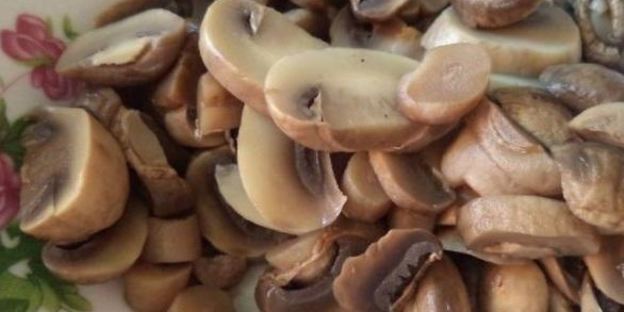 грибной суп на курином бульоне