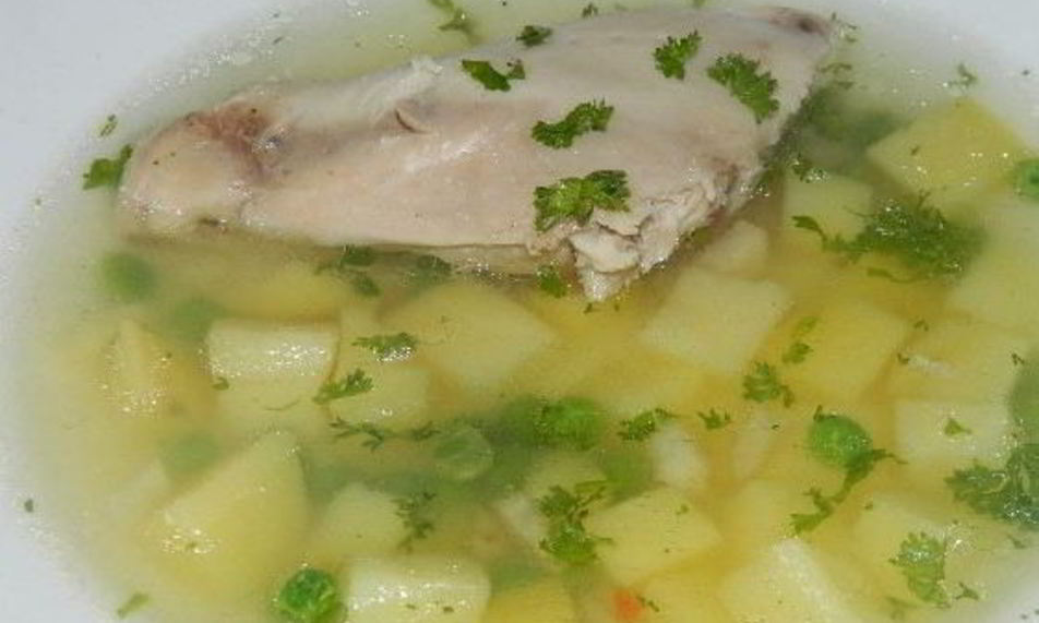Рецепт картофельного супа на мясном бульоне