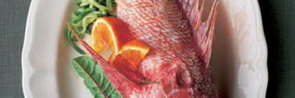 Морской ерш в бульоне